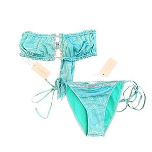 RAMY BROOK Cabana Top Roma Bottom Bikini Set New With Tags